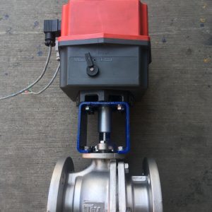 VÁLVULA DE BOLA CON ACTUADOR ELÉCTRICO