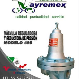VÁLVULA REGULADORA MARCA VAYREMEX
